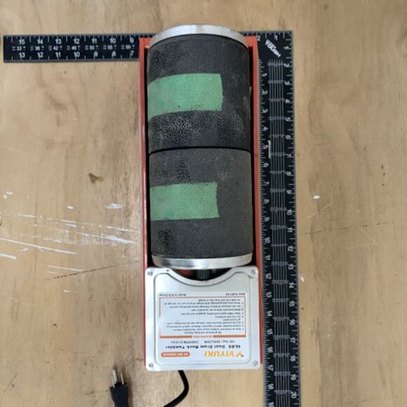 VIYUKI 6LBS Dual Drum Rock Tumbler w/ National Geographic Gemfoam Kit - Picture 7 of 11